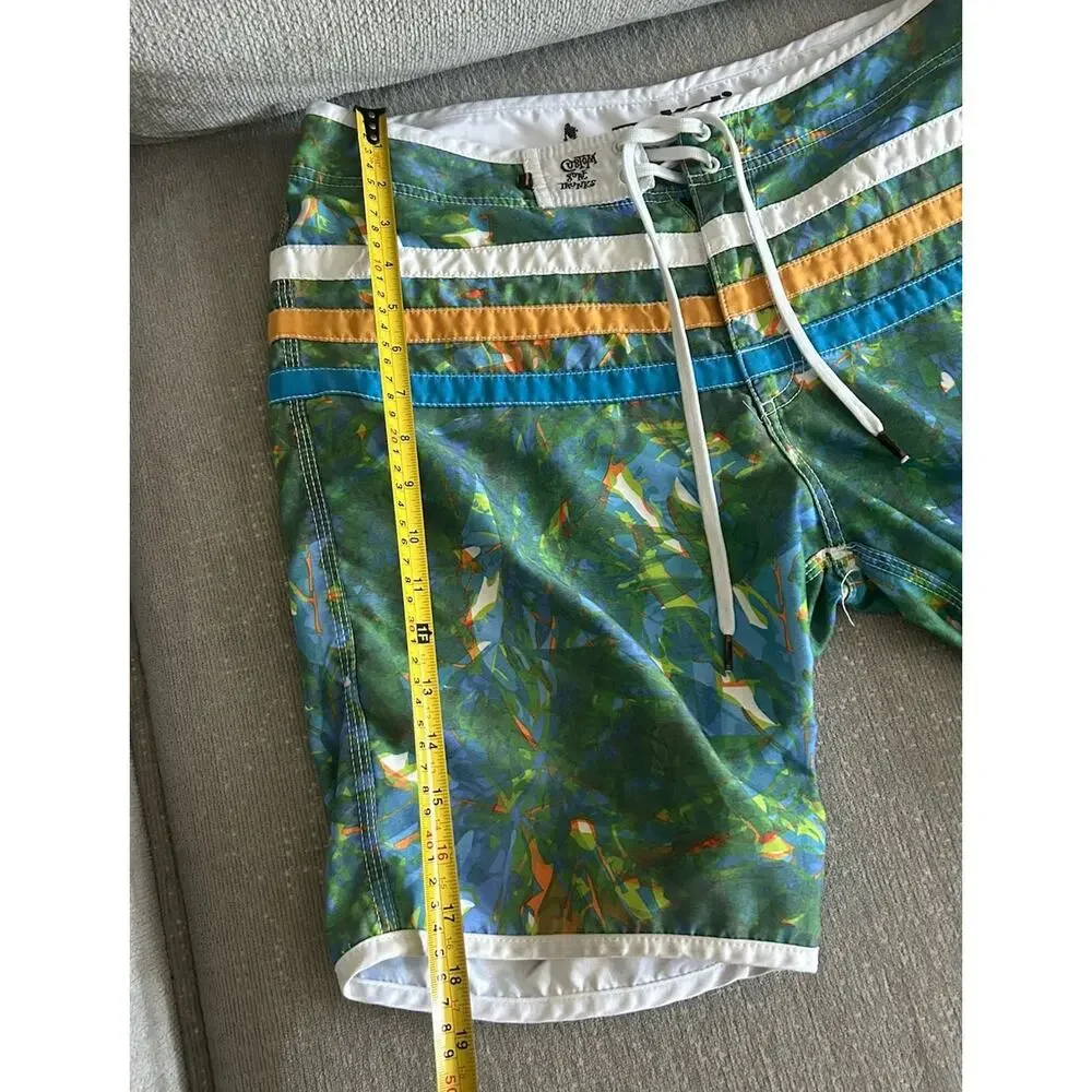 Katin Custom Fit Swim Trunks Mens 32 Tropical Board Shorts Surf USA Camu